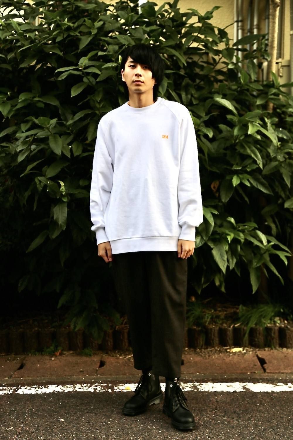 WIND AND SEA SEA SWEAT SHIRT"WHITE"Style.2019.11.11.