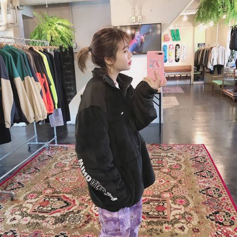 WIND AND SEA  MILITARY FLEECE JACKET"BLACK"style.2019.11.27