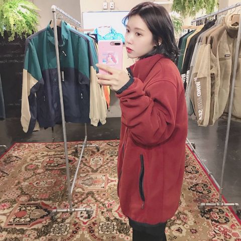 WIND AND SEA  WDS SWITCH FLEECE BLOUSON"BURGUNDY"style.2019.11.30