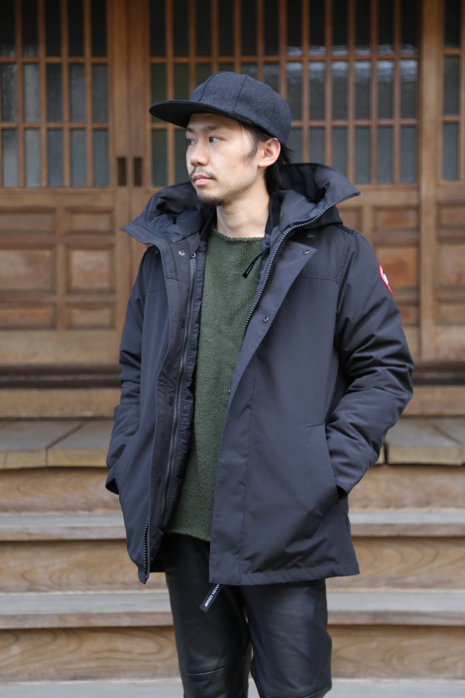 ジップボタンジップアップ【値下げ可能】GARIBALDI PARKA カナダグース ダウンジャケット