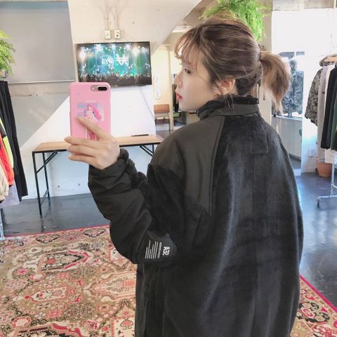 WIND AND SEA  MILITARY FLEECE JACKET"BLACK"style.2019.11.27