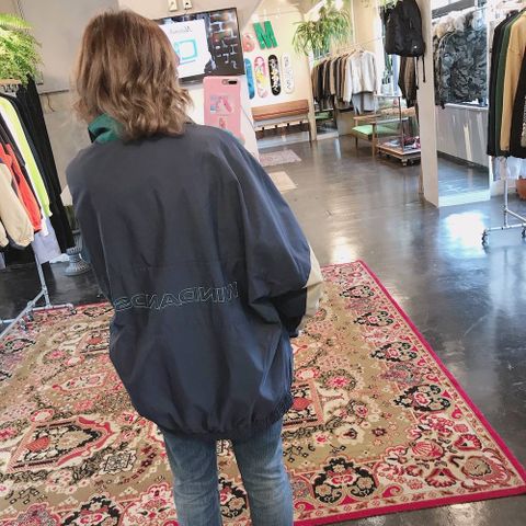 WIND AND SEA  WDS TRUCK JACKET"NAVY/GREEN"style.2019.11.27