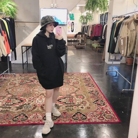 WIND AND SEA  GLITTER WDS HOODIE"BLACK"style.2019.11.30