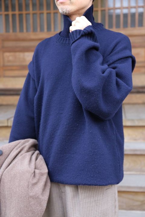 Dulcamara ラムビーバーBIGコート"BROWN"スタイル2019.11.26.