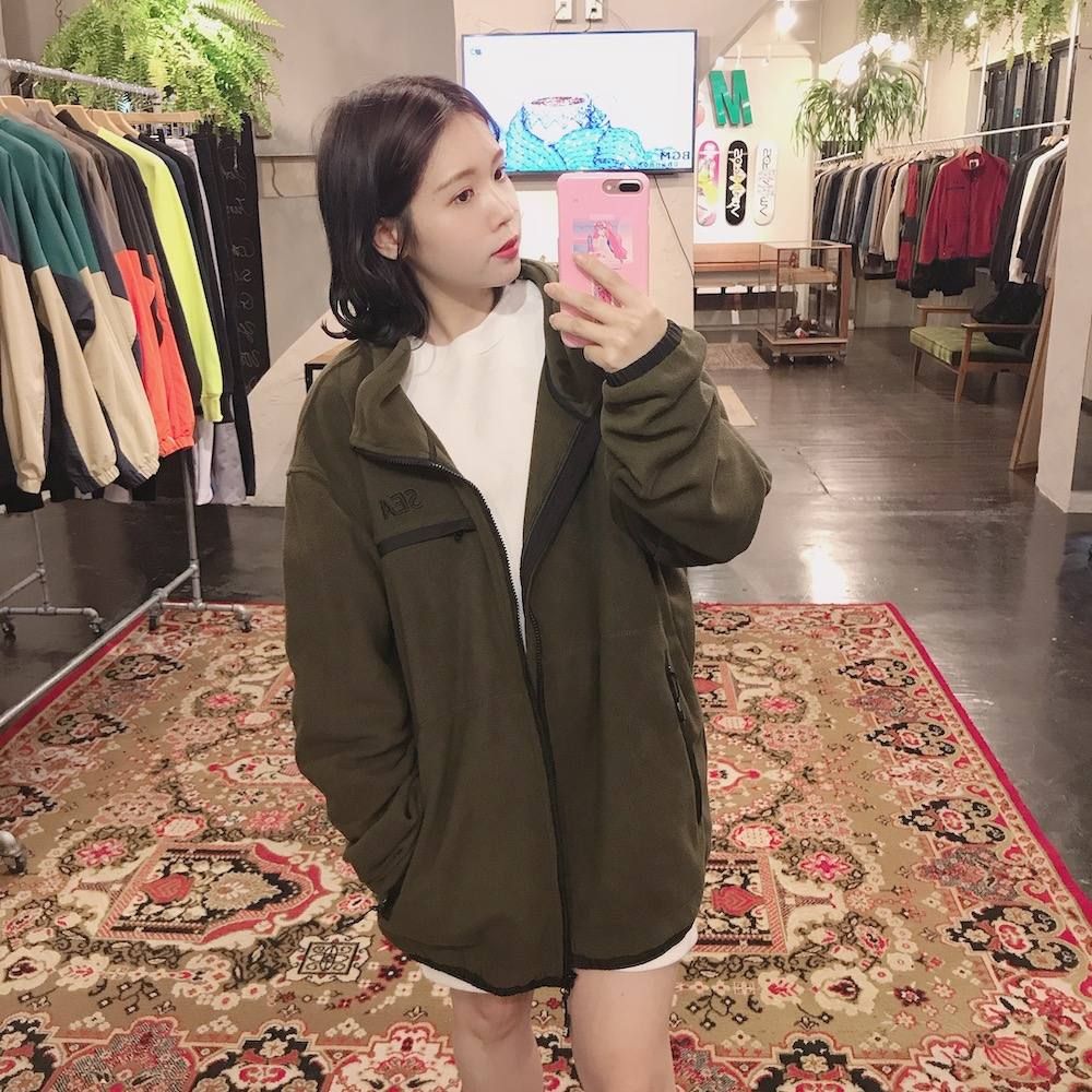 WIND AND SEA  WDS SWITCH FLEECE BLOUSON"OLIVE"style.2019.11.30