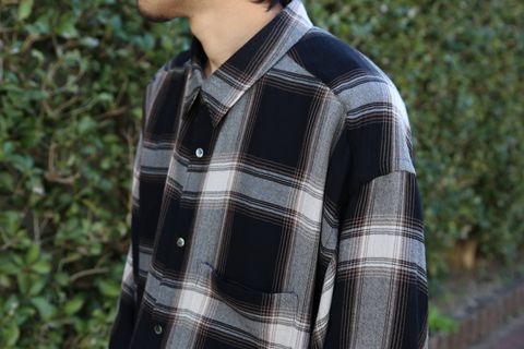 WELLDER (ウェルダー)Boxy Car Coat"BLACK"Style.2019.11.4.