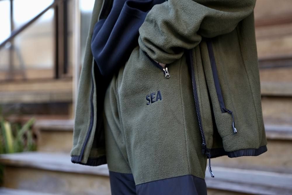 スイーツ柄 ブルー WIND AND SEA SWITCH SWEAT BLOUSON | www