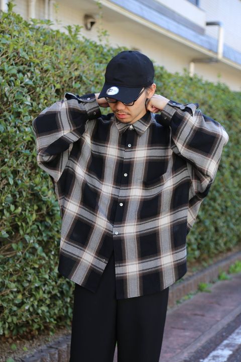 WELLDER (ウェルダー)Boxy Car Coat"BLACK"Style.2019.11.4.