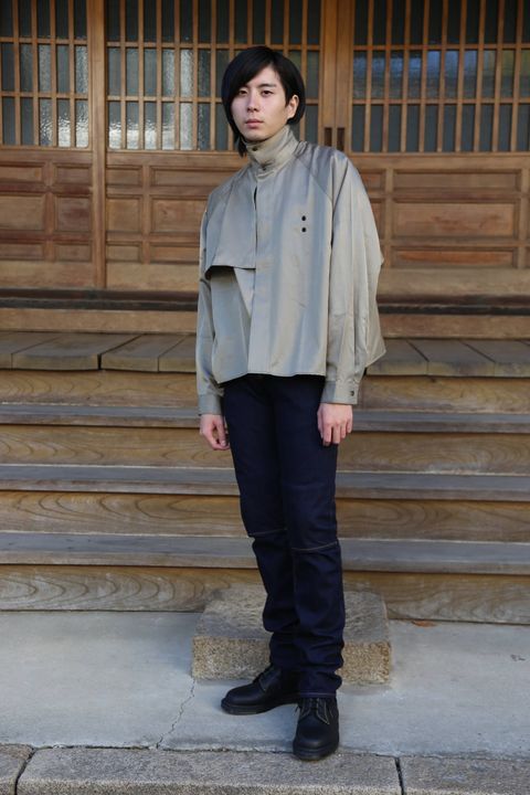 TRENCH SHIRT(Jie-20S-SH01) スタイル .2019.11.23