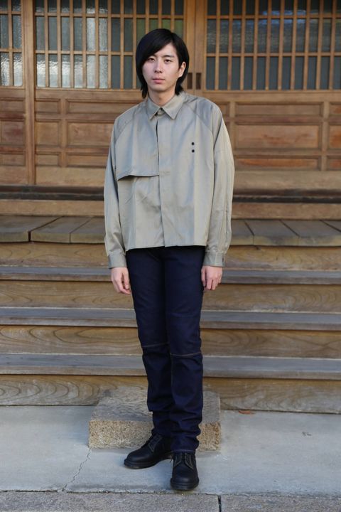 TRENCH SHIRT(Jie-20S-SH01) スタイル .2019.11.23