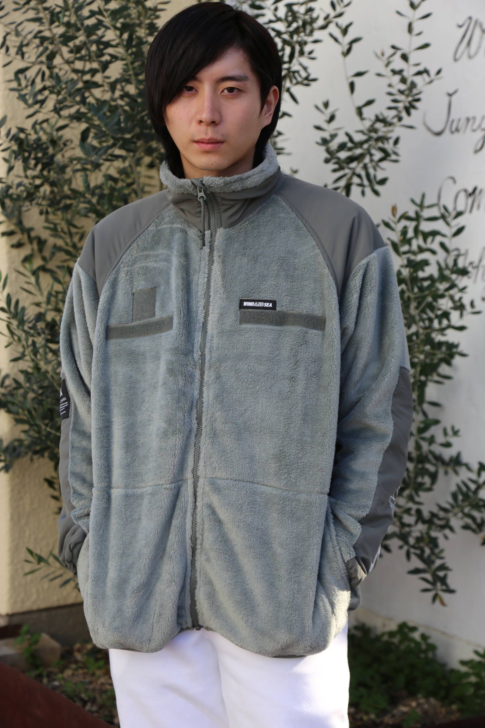 WDS MILITARY FLEECE JACKET"OLIVE"style.2019.11.23.
