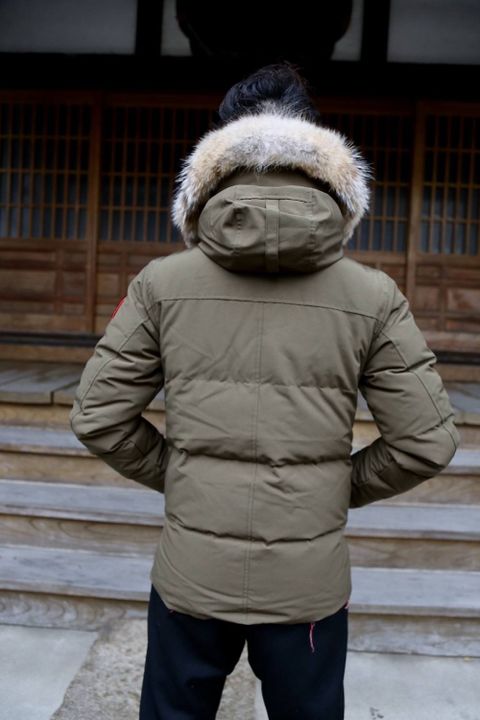 CANADA GOOSE WYNDHAM PARKA FF "MILITARY GREEN"スタイル.2019.11.25.