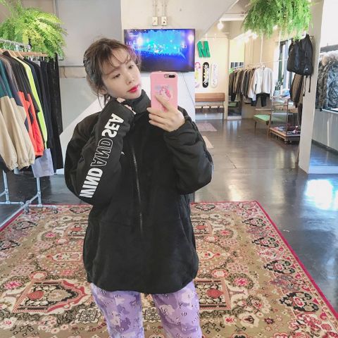 WIND AND SEA  MILITARY FLEECE JACKET"BLACK"style.2019.11.27