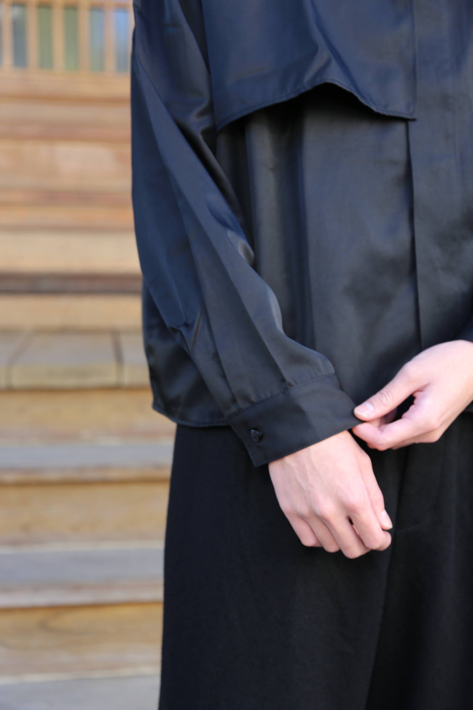 JieDa◆長袖シャツ/1/--/jie-20S-SH01/trench shirt Jieda Trench Shirt Jie-20S-Sh01 Black Long Sleeve Men's Top