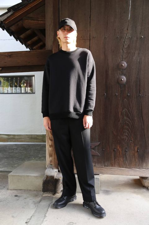 Yohji Yamamoto×NEW ERA 930CS YY SIGN MINI”W/ギャバジンB"(HC-H77-864)スタイル.2019.11.4.