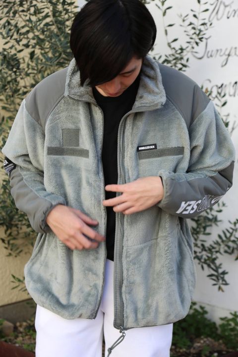 WDS MILITARY FLEECE JACKET"OLIVE"style.2019.11.23.