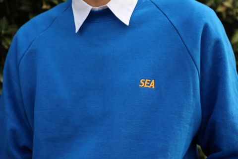 WIND AND SEA(ウィンダンシー) SEA SWEAT SHIRT"BLUE"Style.2019.11.11.