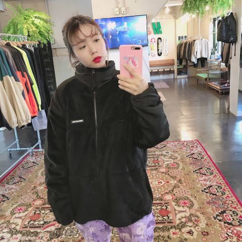 WIND AND SEA  MILITARY FLEECE JACKET"BLACK"style.2019.11.27