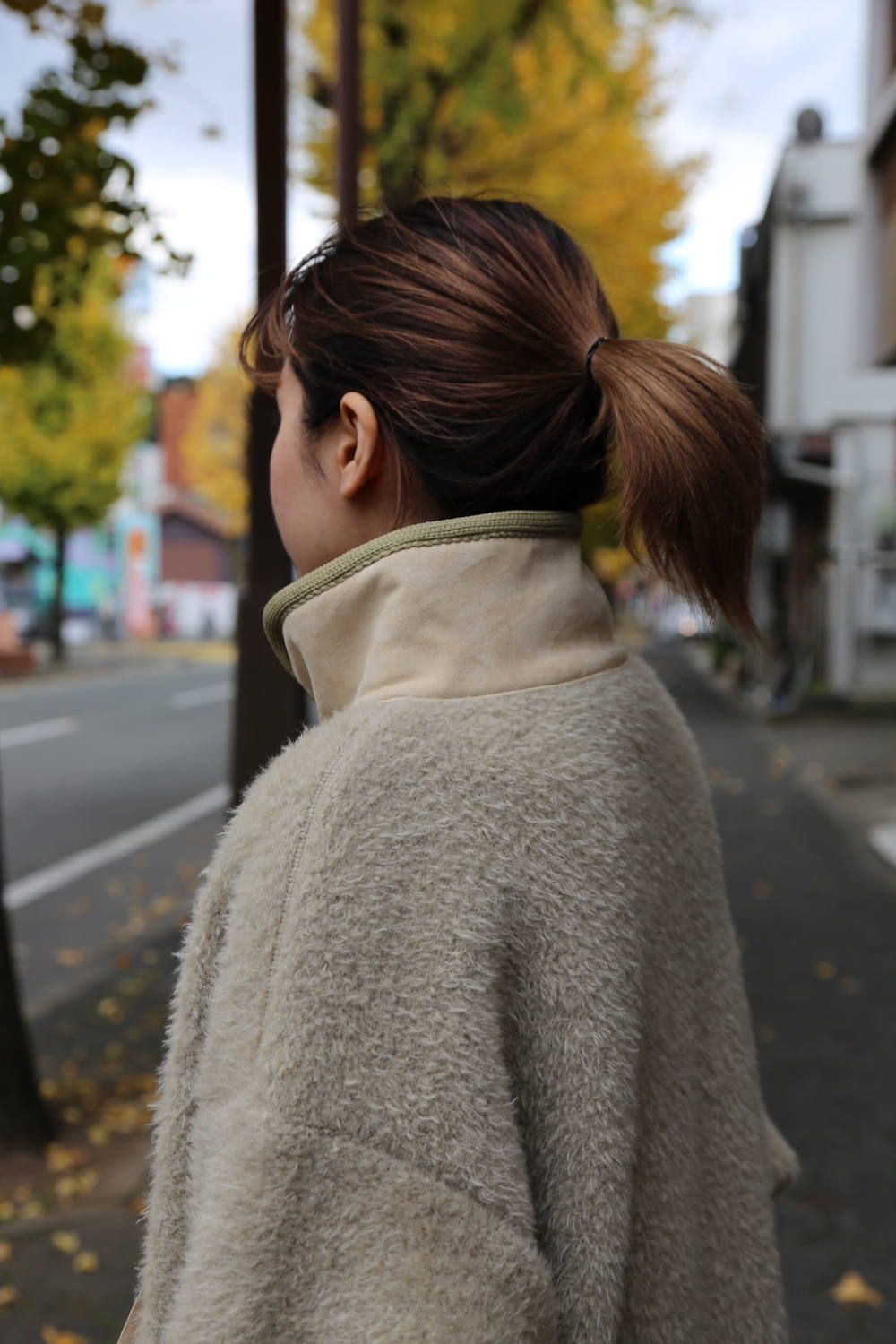 スーパーデリバリー YOKE 3G KNIT FLEECE BLOUSON SAND BEIGE S ...