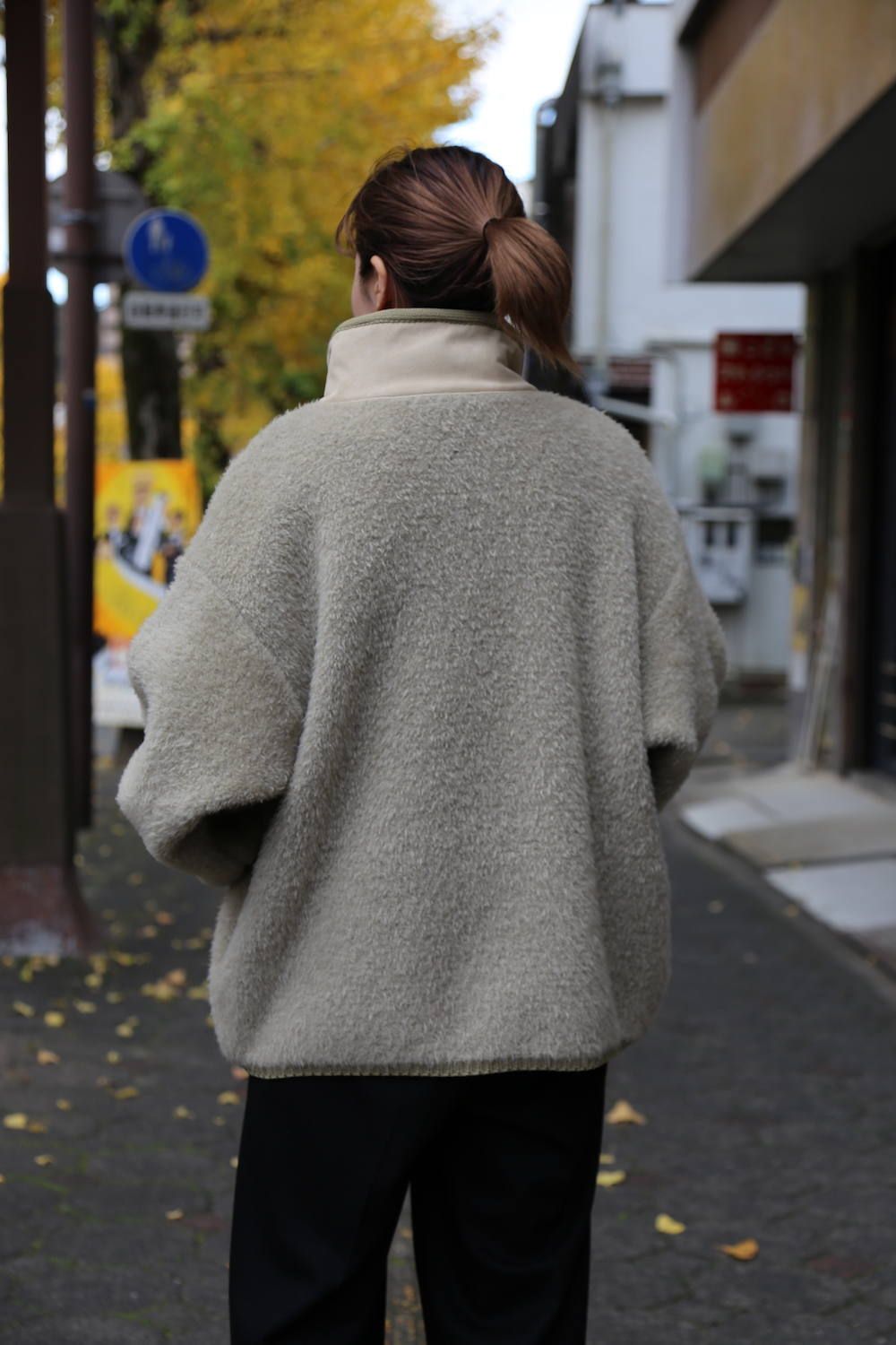 ヴィンテージ YOKE 3G KNIT FLEECE BLOUSON SAND BEIGE S | www