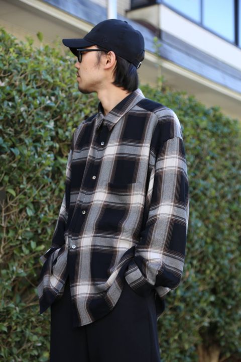 WELLDER (ウェルダー)Boxy Car Coat"BLACK"Style.2019.11.4.