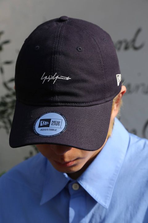 yohji yamamoto 9THIRTY クロスストラップ Yohji Yamamoto FW19 ミニロゴ ダック"ネイビー×クローム"(HC-H73-860)