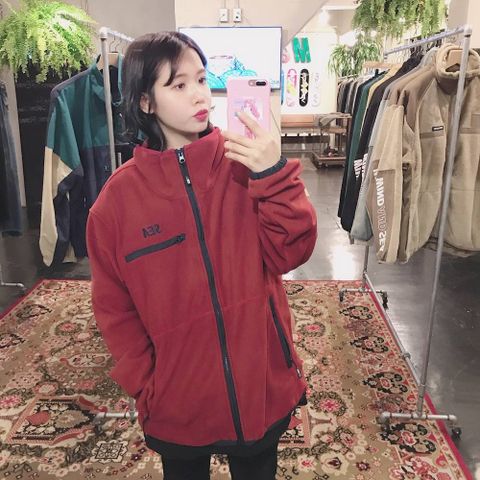 WIND AND SEA  WDS SWITCH FLEECE BLOUSON"BURGUNDY"style.2019.11.30