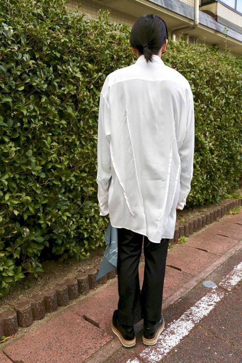 sulvam over w.collar SH(SL-B06-010)"WHITE"スタイル.2019.12.15