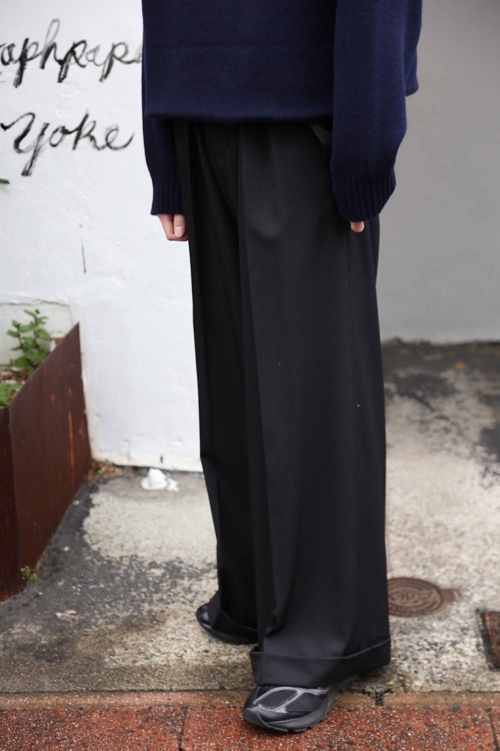 sulvam(サルバム) wide flap PT"BLACK"Style.2019.12.23.