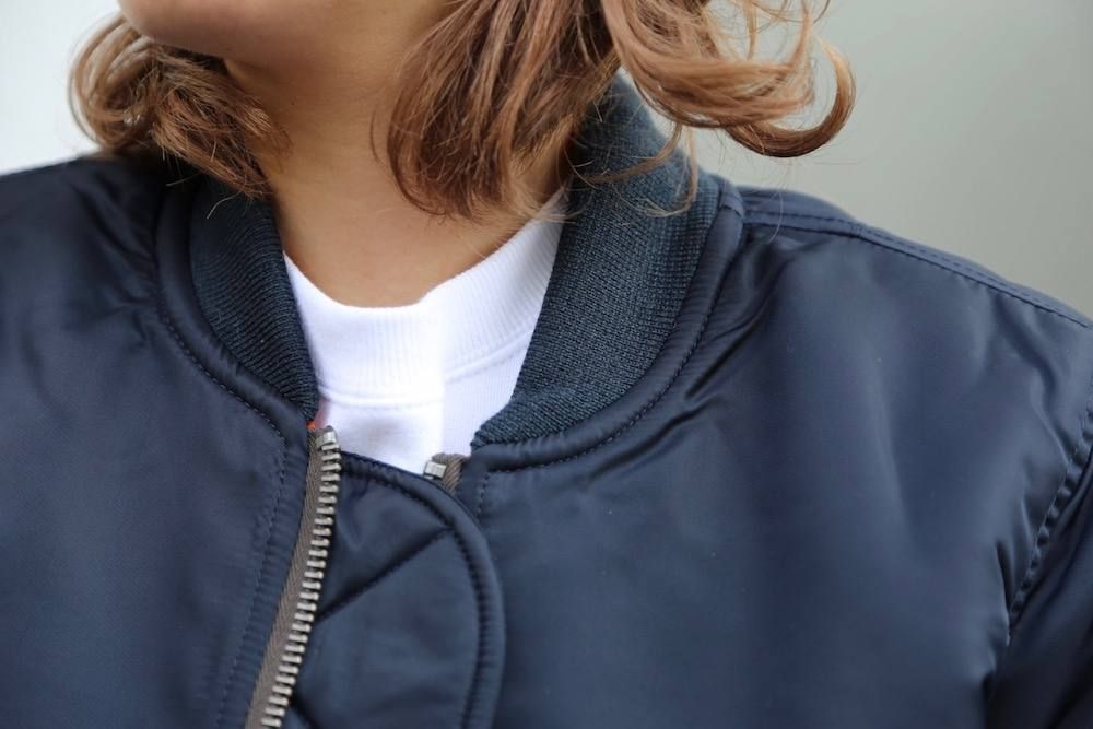 付属品完備 WIND AND SEA MA-1 NAVY XL ネイビー フライトジャケット