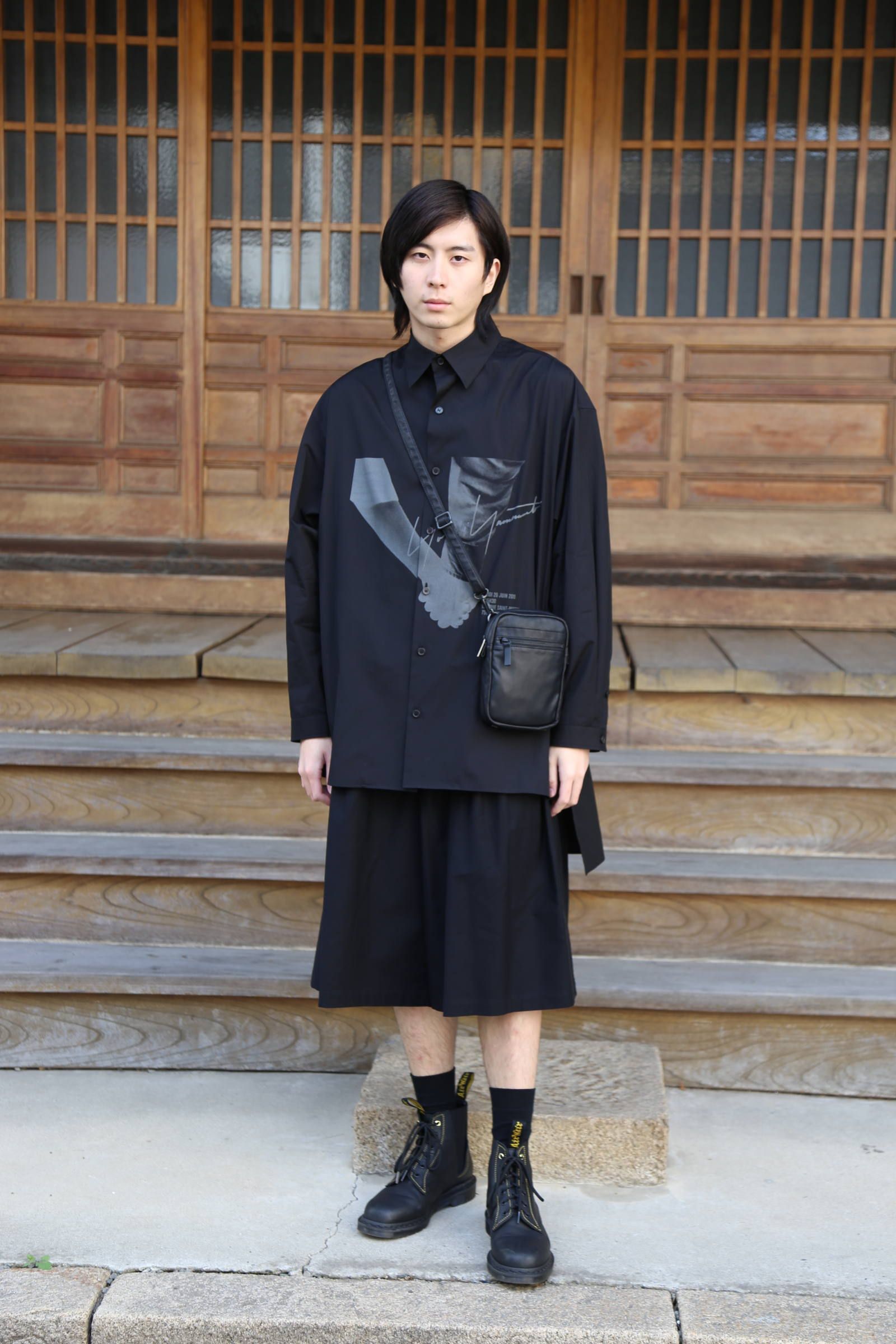 Yohji Yamamoto M-スタッフシャツAインビPT・ブロード(HN-B27-015)style.2019.12.6 | 604 | mark