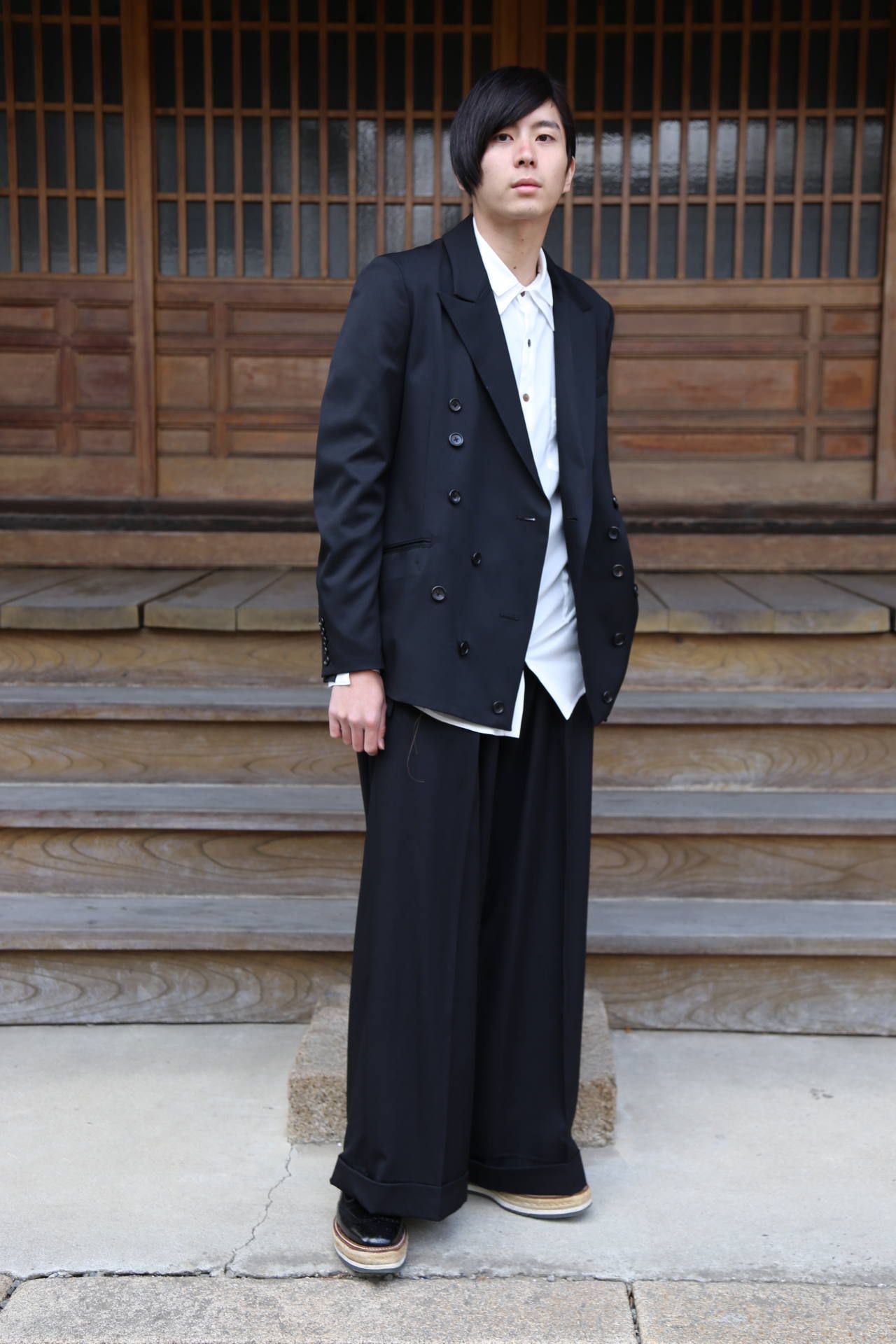 sulvam Button's w.JKT & wide flap PT スタイル.2019.12.15.