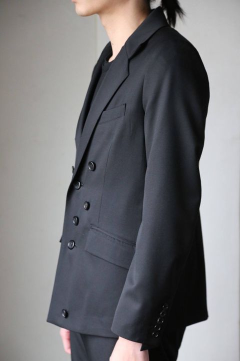 sulvam(サルバム)Button's single JKT(SL-J01-100)"BLACK"Style.2019.12.24.