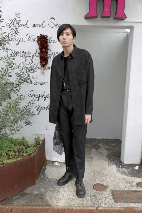 Yohji Yamamoto R-スタッフシャツ・BインビPT・ブロードstyle.2019.12.21