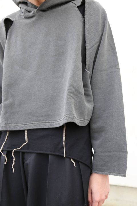 JieDa SHORT HOODIE"BLACK" スタイル .2019.12.28.
