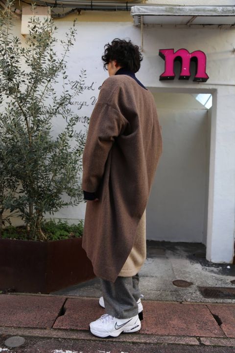 Dulcamara ラムビーバーレイヤードBigコート"BROWN"Style.2019.12.4.