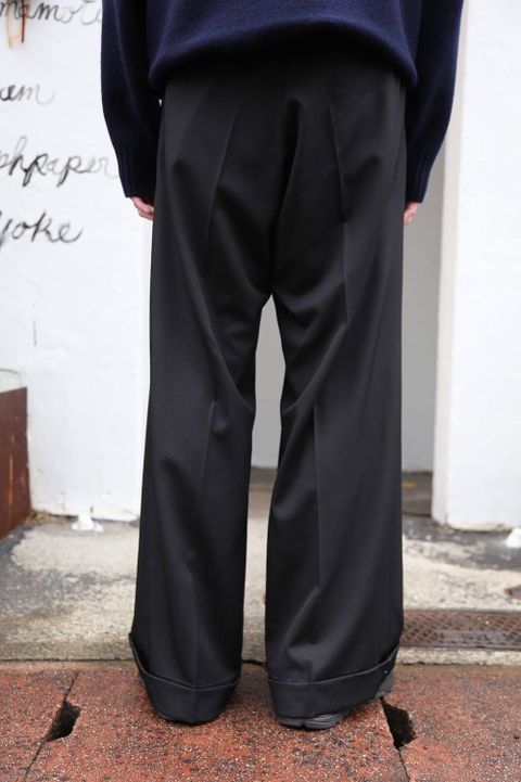 sulvam(サルバム) wide flap PT"BLACK"Style.2019.12.23.