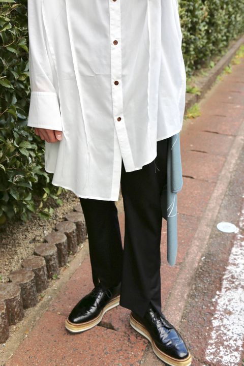sulvam over w.collar SH(SL-B06-010)"WHITE"スタイル.2019.12.15