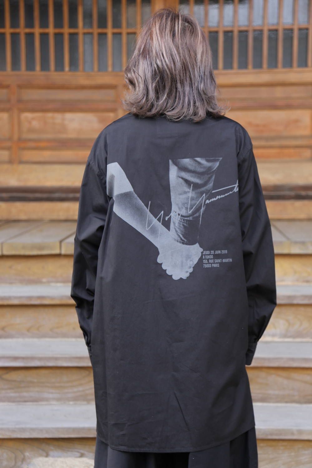 20SS BLACK Scandal Yohji Yamamotoスタッフシャツ - greatriverarts.com