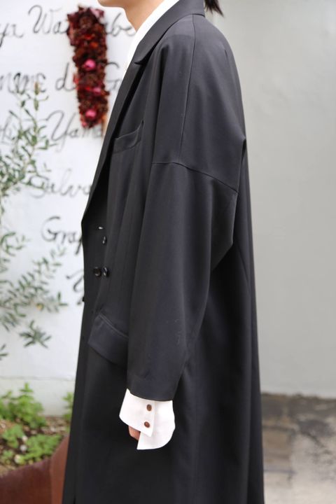 sulvam Button's over coat スタイル.2019.12.15.