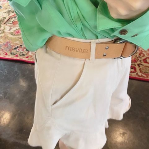 sulvam 2020SS新作over w.collar SH"GREEN"style.2019.12.27