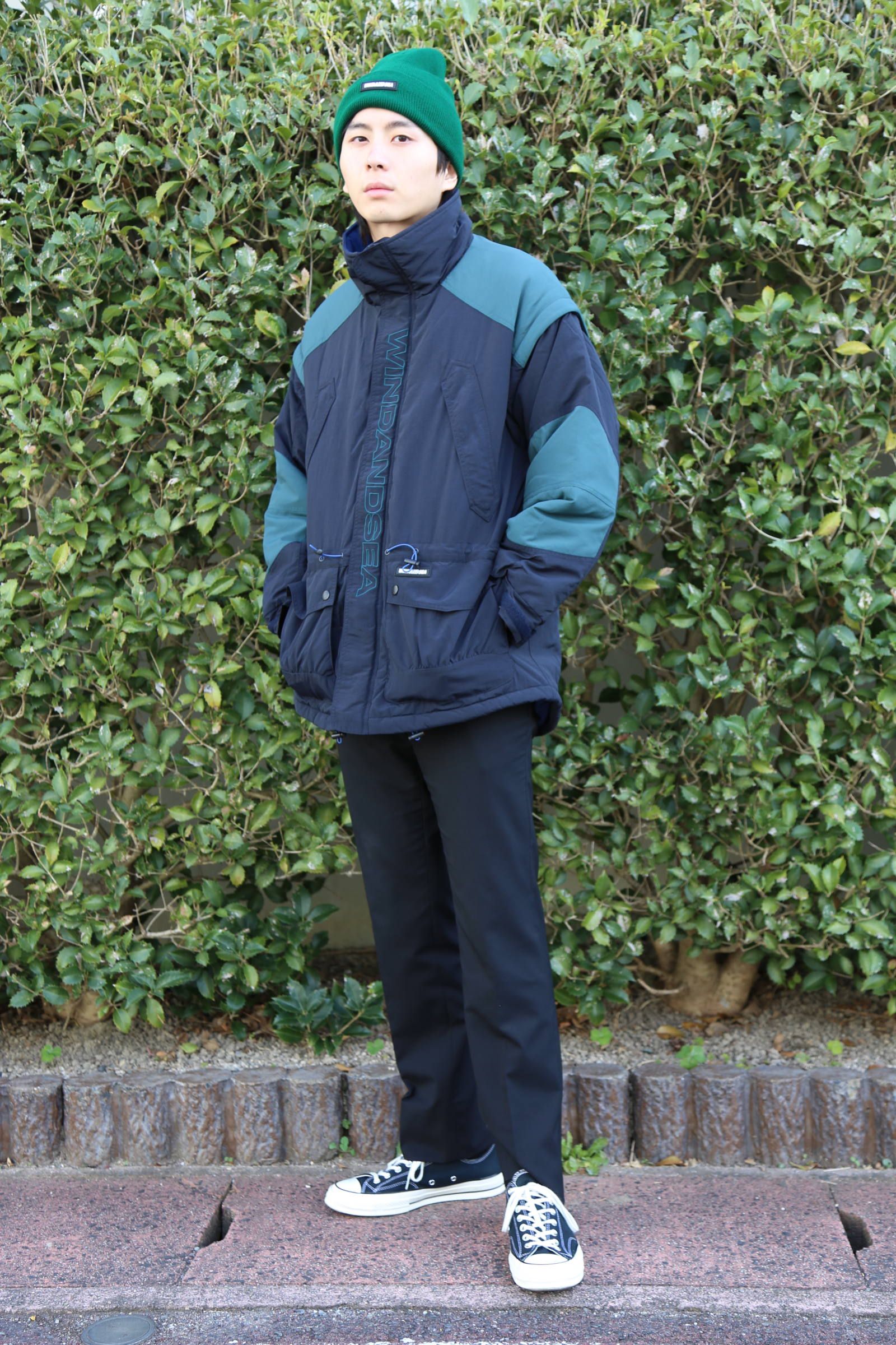 WIND AND SEA WDS DETACHABLE BLOUSON 紺XL - ジャケット/アウター