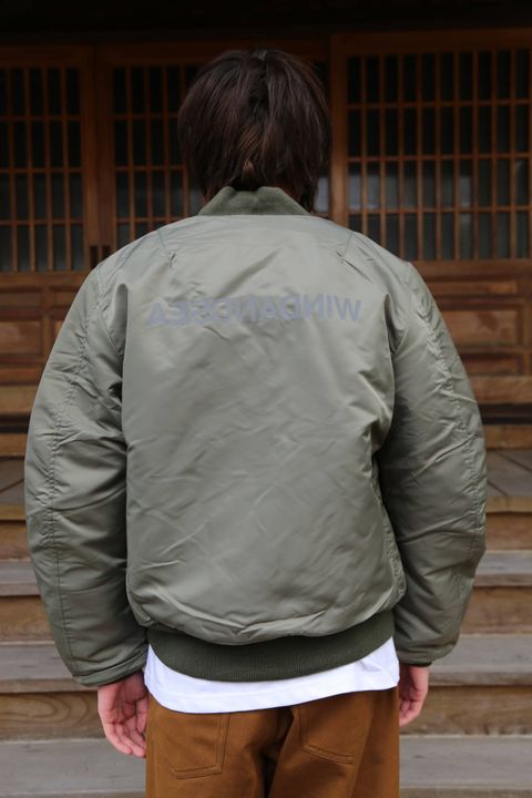 1月4日発売!WIND AND SEA  WDS REVERSIBLE MA-1"OLIVE"style.2019.12.28.