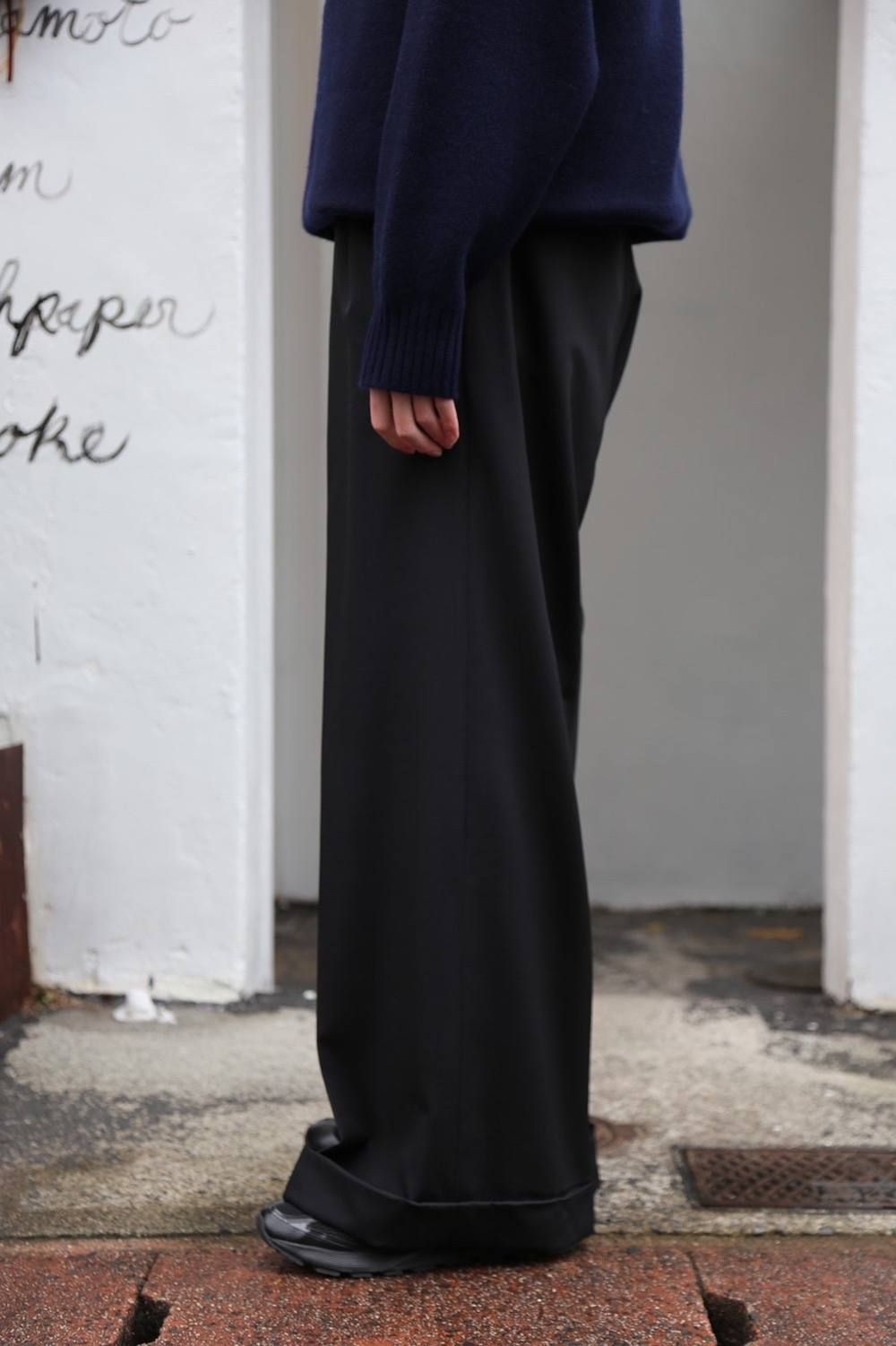 sulvam(サルバム) wide flap PT"BLACK"Style.2019.12.23.