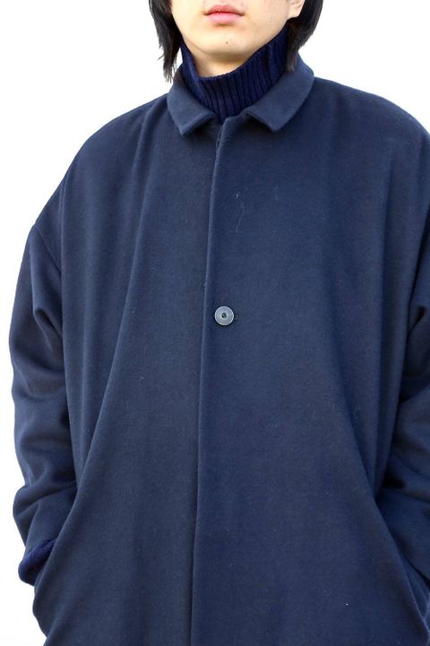 Dulcamara ラムビーバーBIGコート"NAVY"スタイル.2019.12.7.