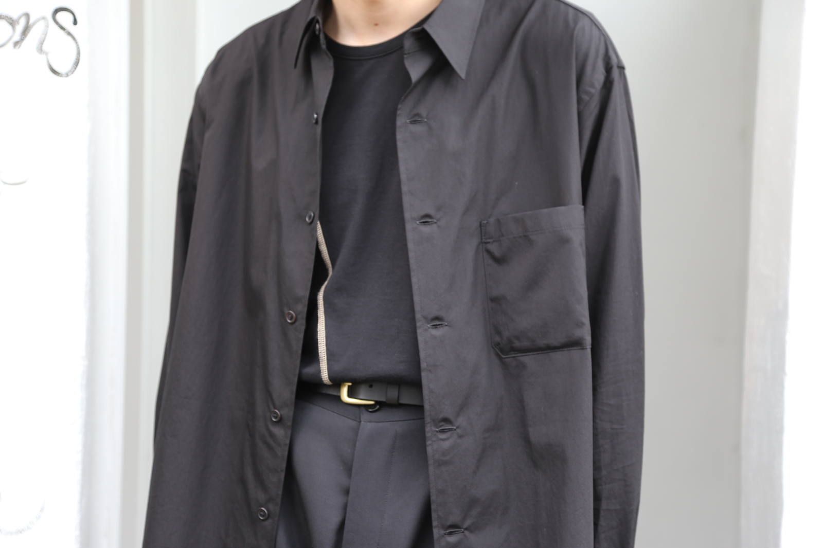 Yohji Yamamoto R-スタッフシャツ・BインビPT・ブロードstyle.2019.12.21