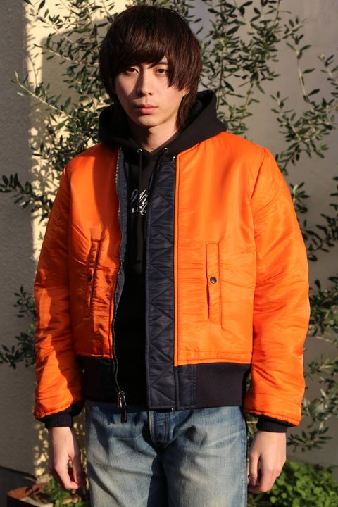 1月4日発売!WIND AND SEA  WDS REVERSIBLE MA-1"NAVY"style.2019.12.28.