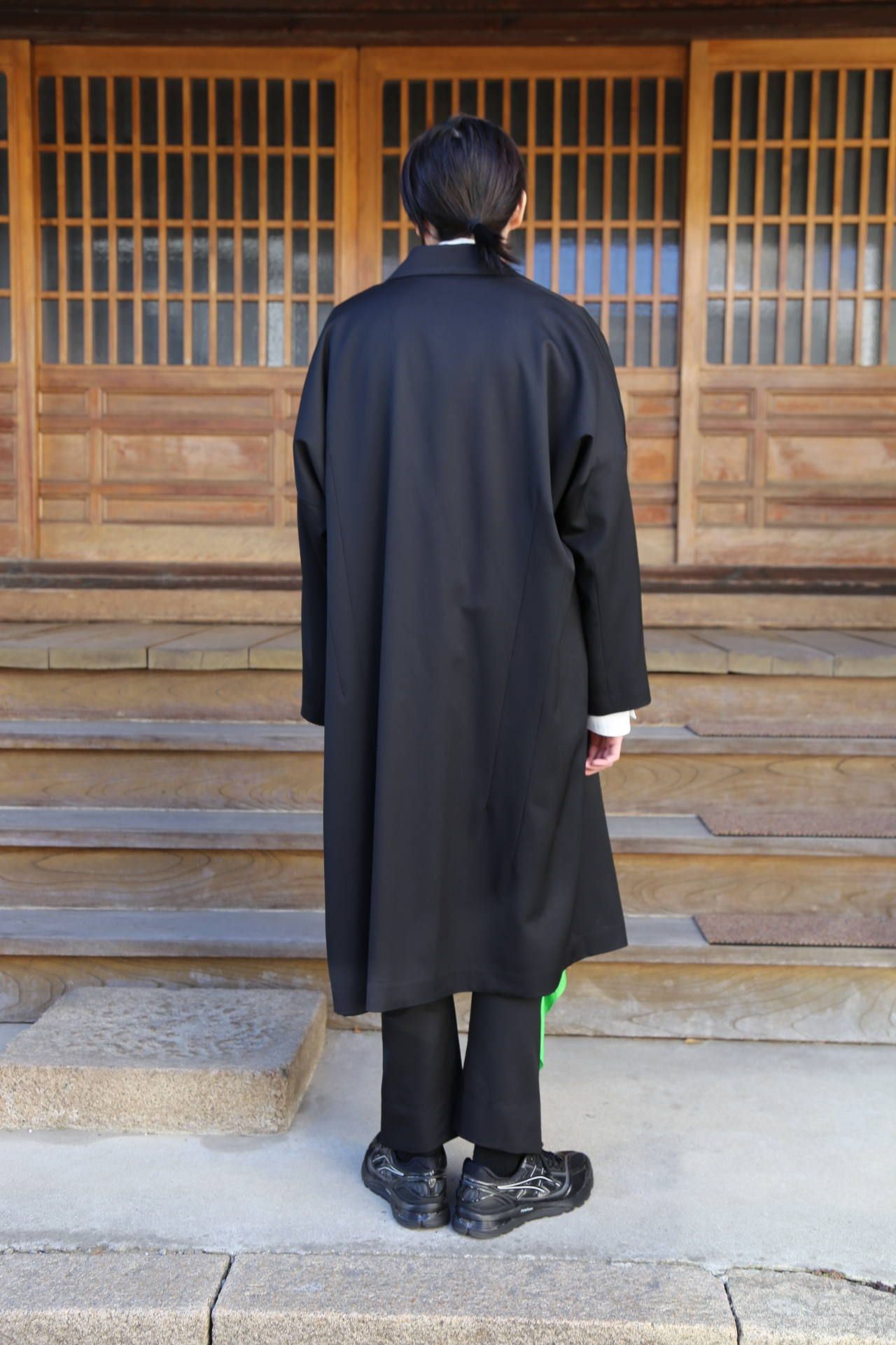 sulvam Button's over coat スタイル.2019.12.15.