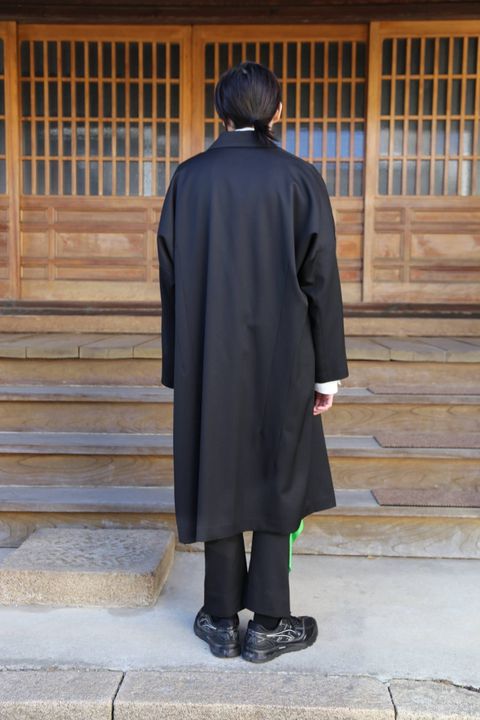 sulvam Button's over coat スタイル.2019.12.15.