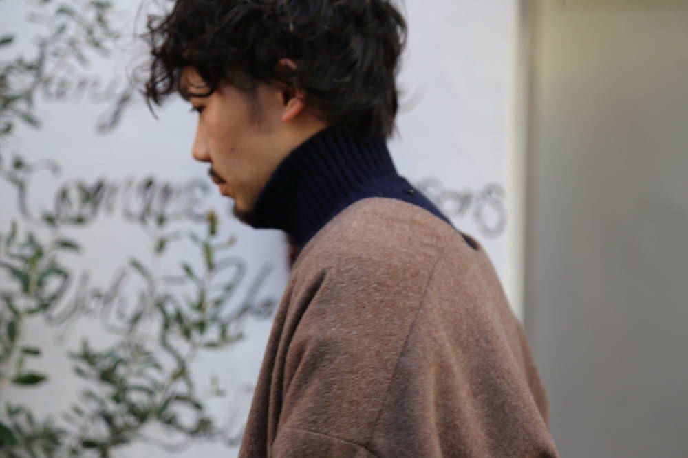 Dulcamara ラムビーバーレイヤードBigコート"BROWN"Style.2019.12.4.